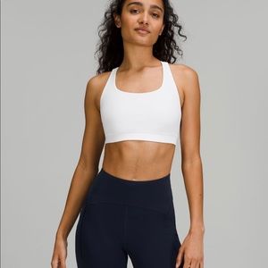 Lululemon White Energy Bra